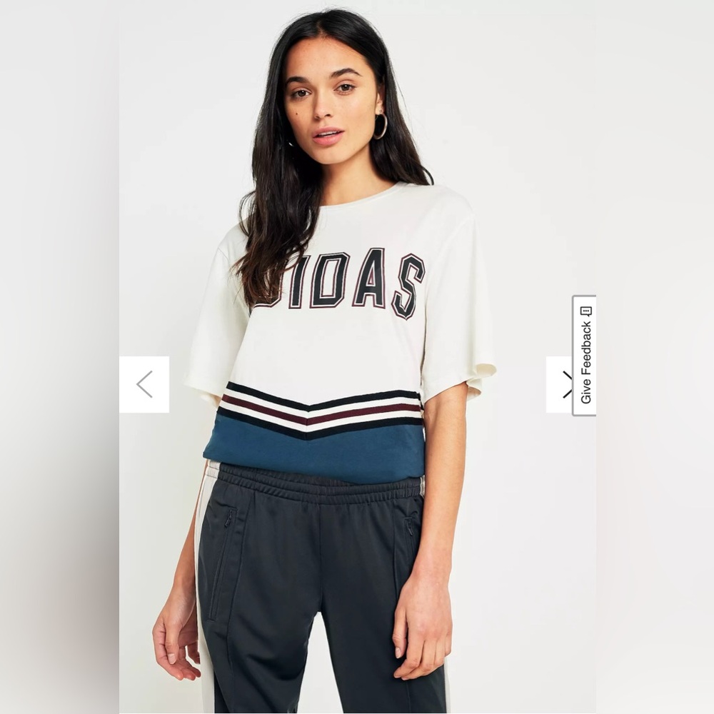 Adidas Originals Chevron Striped Short Sleeve T-Shirt - Picture 2 of 16